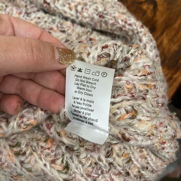 Heartloom Rainbow Speck Cable Knit Sweater Size Small - Picture 9 of 9